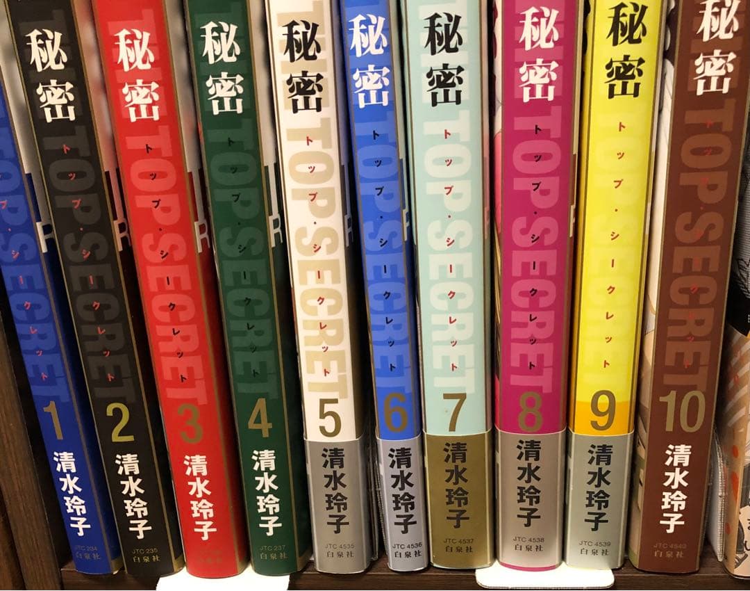 極レア　初期版　秘密 1〜12全巻　(内7巻帯付) 清水玲子　白泉社　美品