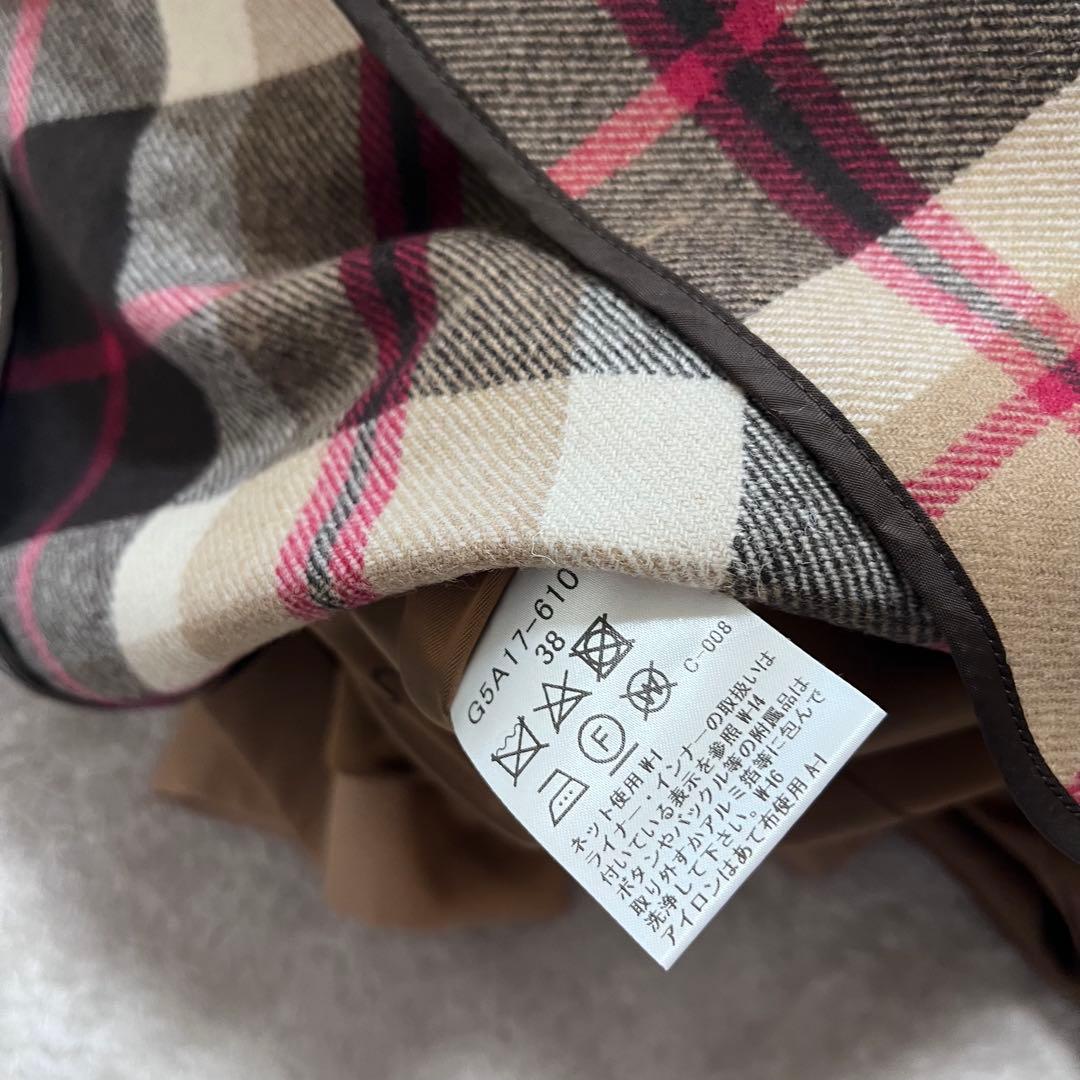 Freeey　　 ロンドン　ライナー　トレンチコート　チェック