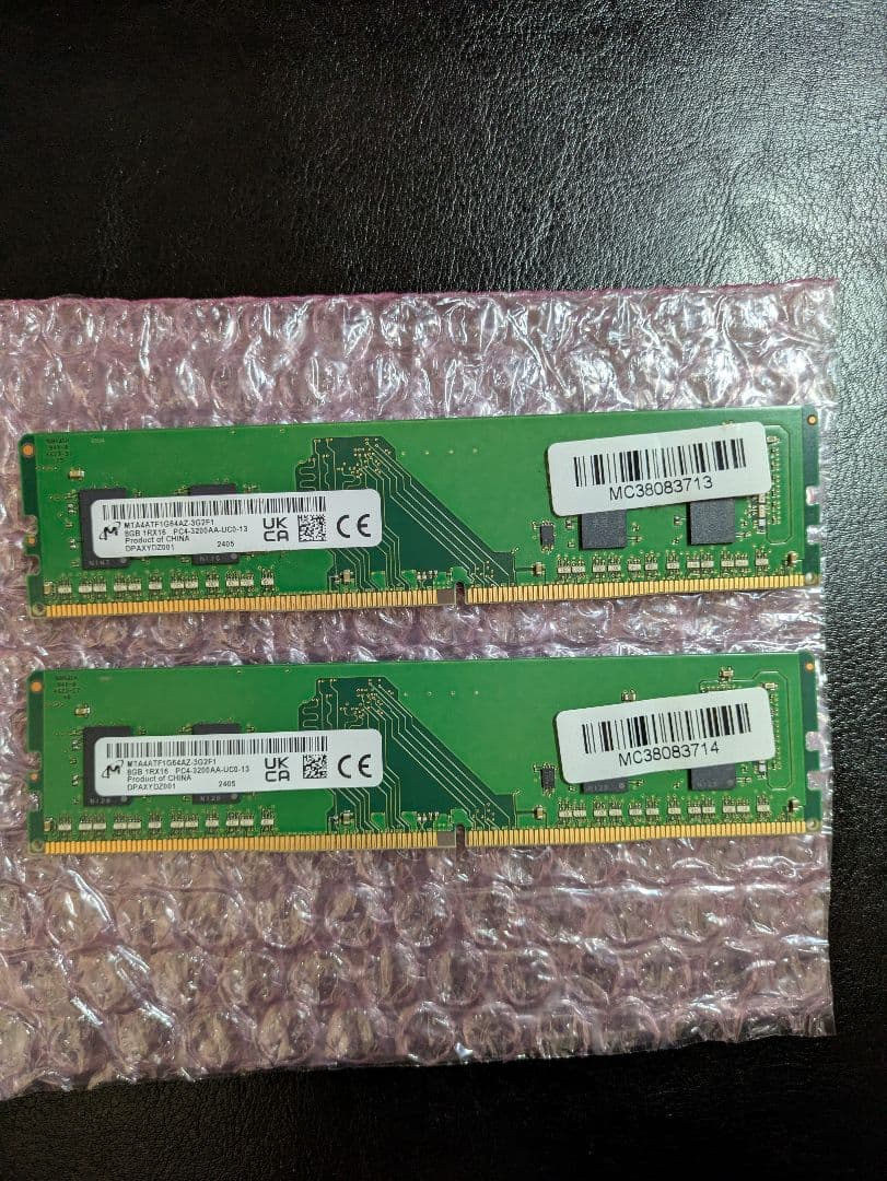 メモリー DDR4 8GBx2 PC3200