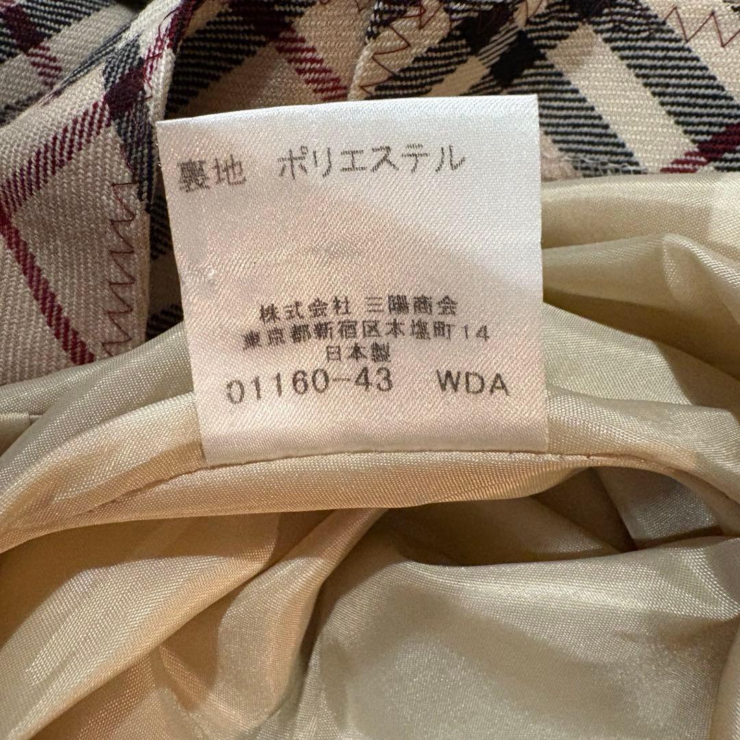 Burberry 38ノバチェック 膝下ワンピース 平成 NANA