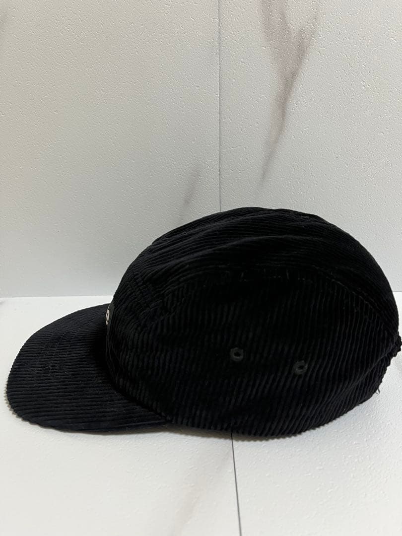 【美品】Supreme キャンプキャップブラック コーデュロイ