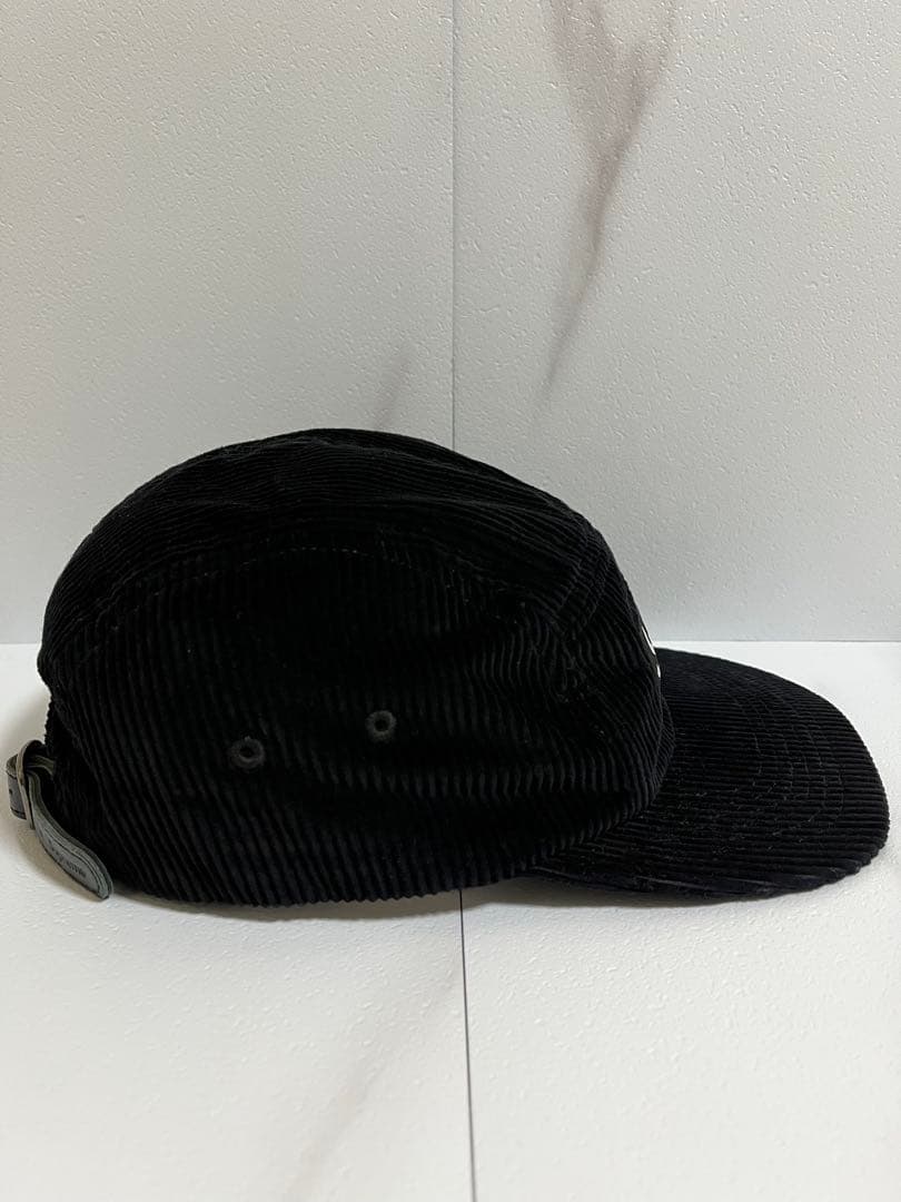 【美品】Supreme キャンプキャップブラック コーデュロイ