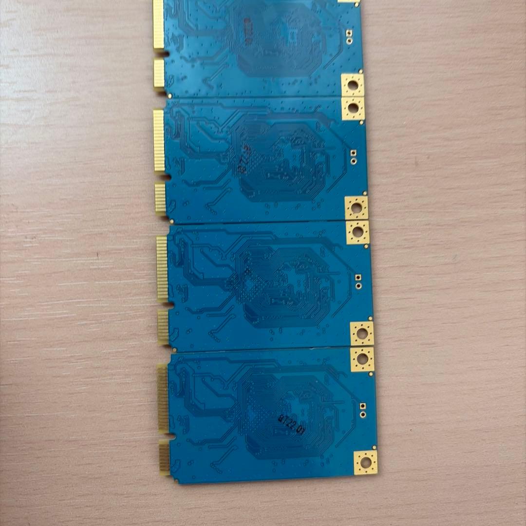 128GB mSATA ストレージカード 4枚セット