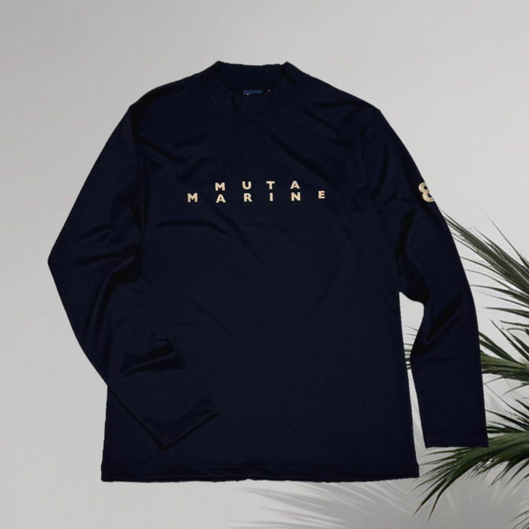 【新品】ムータマリンゴルフ　長袖モックネック　黒 XXL