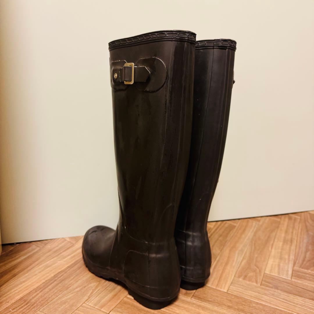 【値下げ】HUNTER original tall chocolate UK5