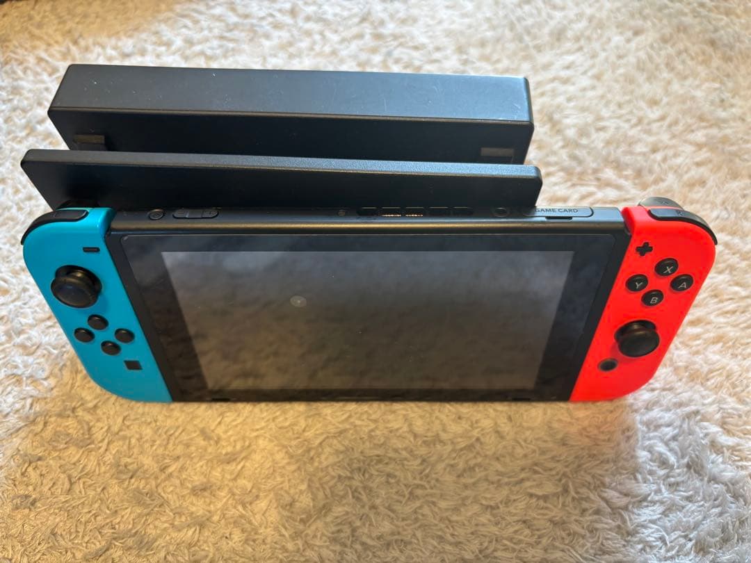 【箱無し】Nintendo Switch 本体 青/赤 ACアダプター付き