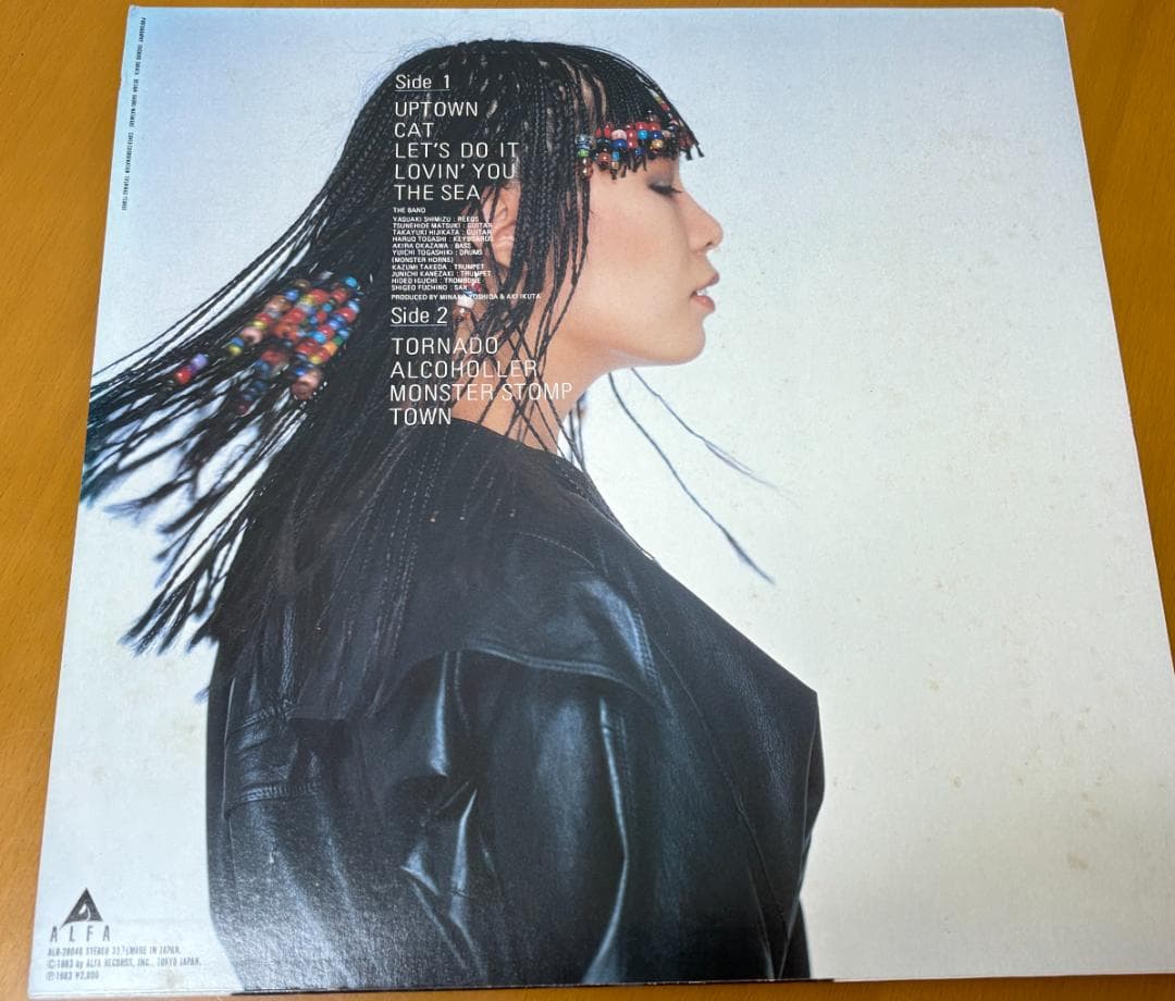【吉田美奈子】 LP 2枚セット モンスター・イン〜 イン・モーション 写真付き