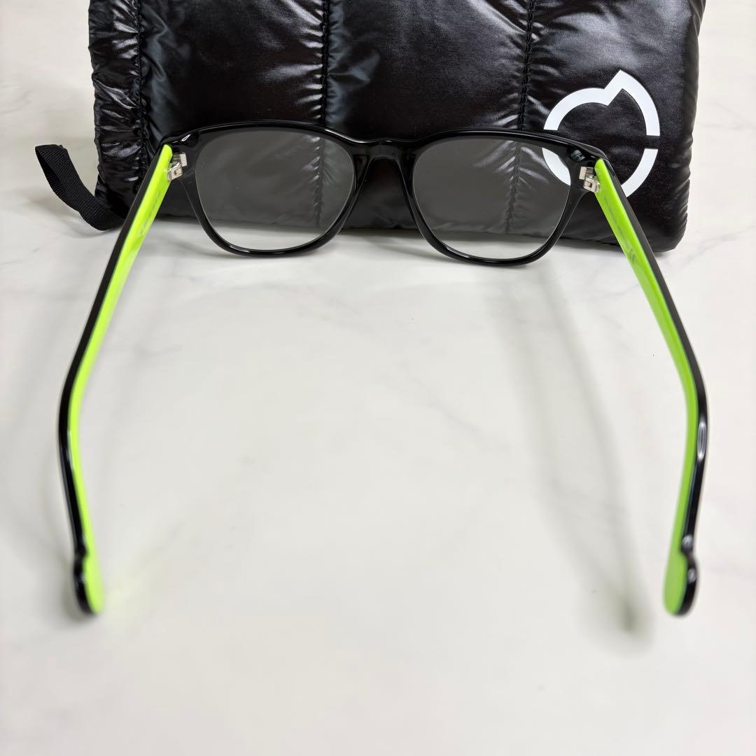 新品未使用 MONCLER モンクレール メガネフレーム ブラック イエロー