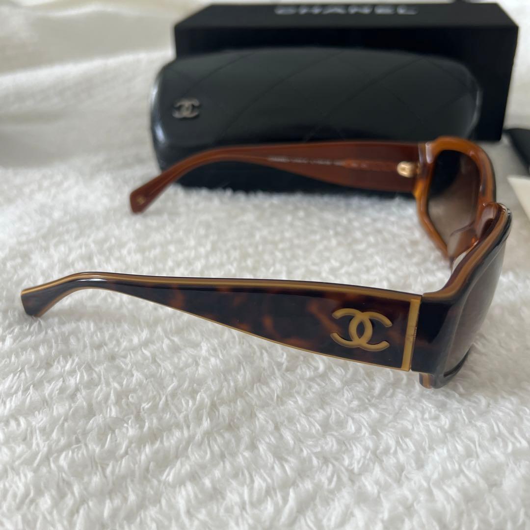 シャネルChanelサングラス 茶色