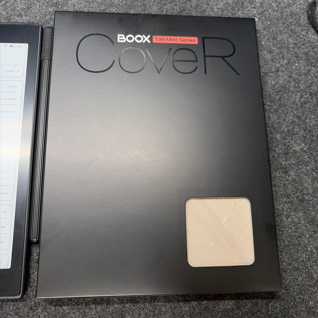 美品 ONYX BOOX Tab Mini C 純正カバー付き
