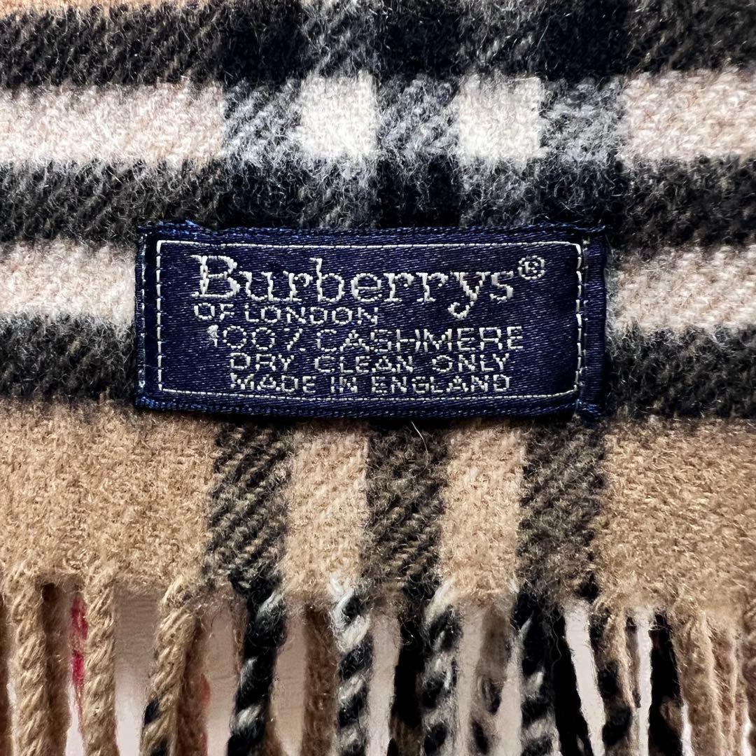 Burberrys OF LONDON ノバチェック カシミヤ100% マフラー
