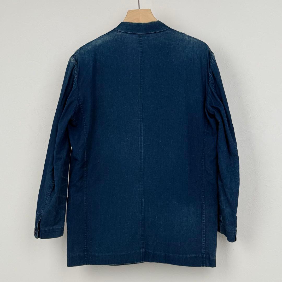 希少 ISSEY MIYAKE 80s 筆タグ 藍染 羽織り 着物 ジャケット