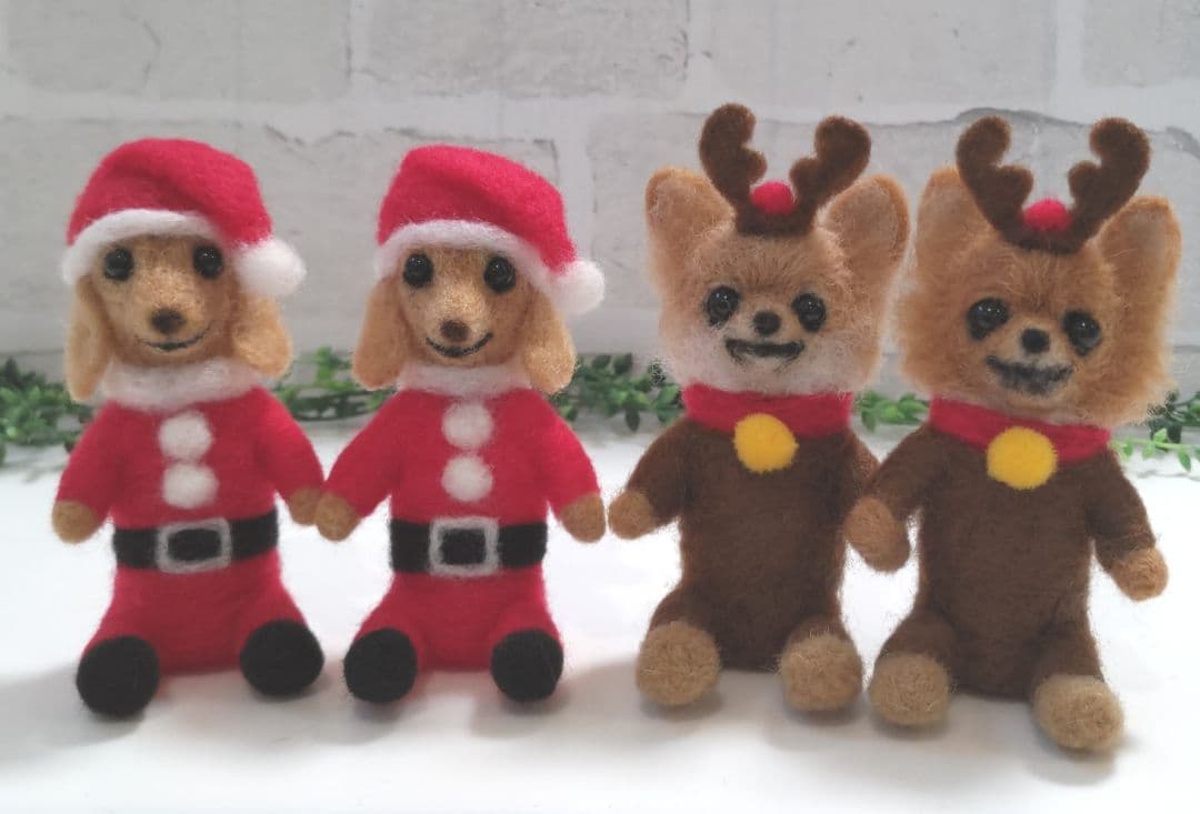 【ひまさく様　追加分】Xmas飾り♡羊毛フェルト♡ハンドメイド