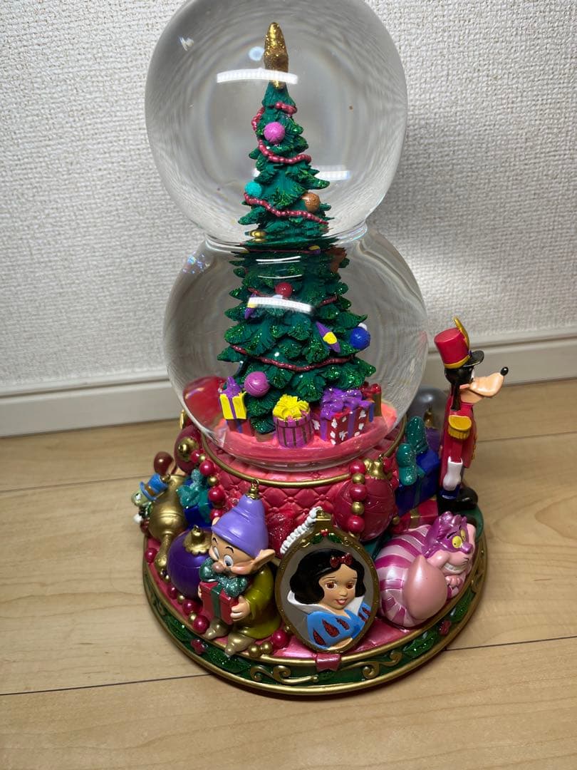 ミッキー ミニー クリスマス スノードーム オルゴール