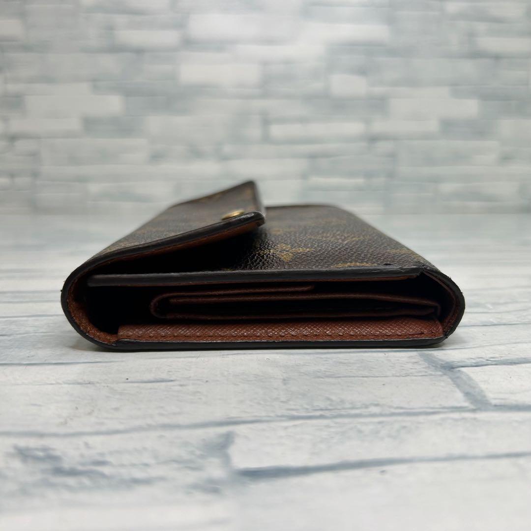 極美品　63 ルイヴィトン 三つ折り財布　モノグラム oq4
