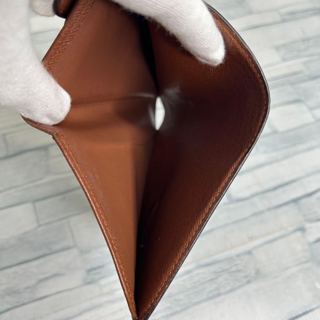 極美品　63 ルイヴィトン 三つ折り財布　モノグラム oq4