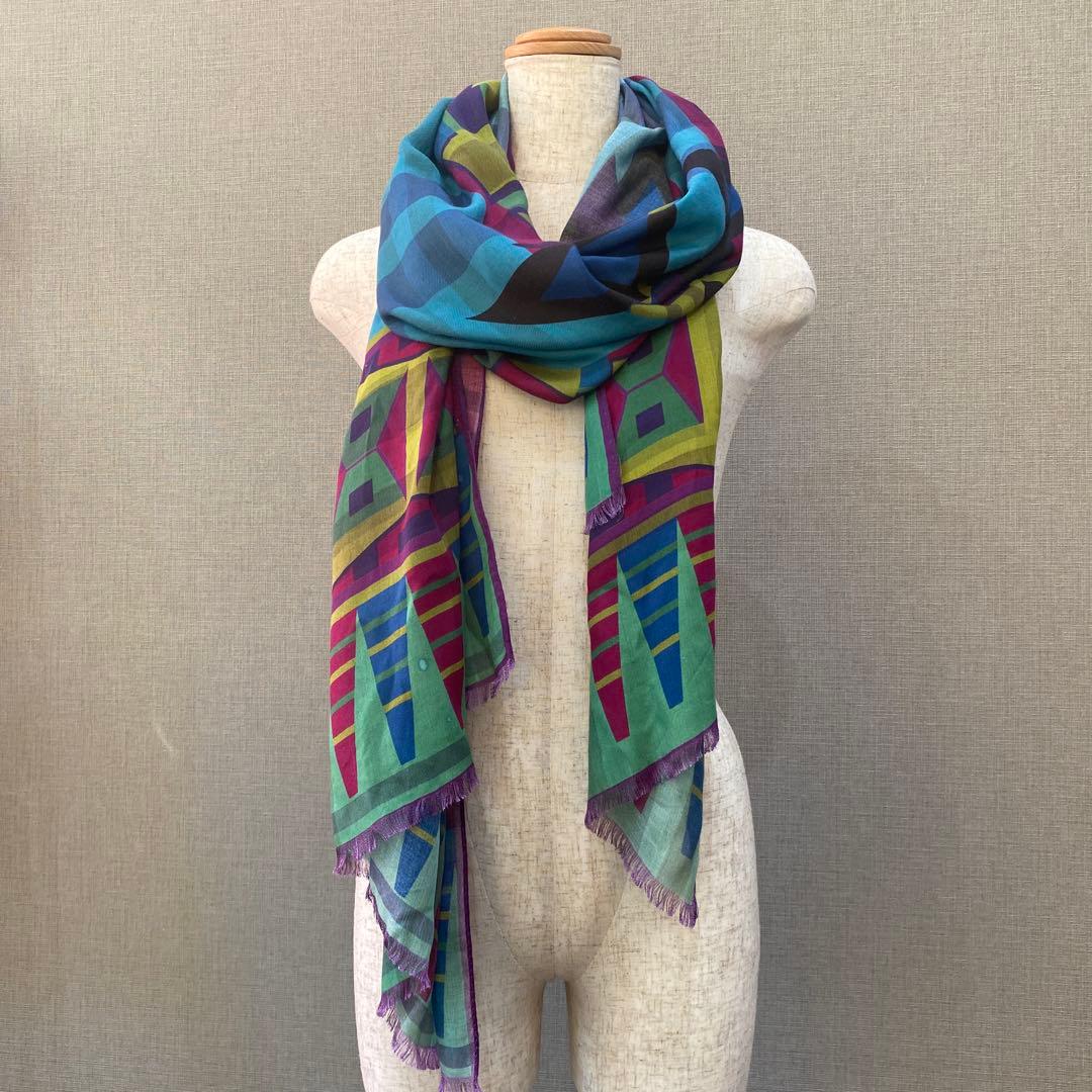 【ETRO】エトロ　ストール　スカーフ　大判　ショール　マフラー