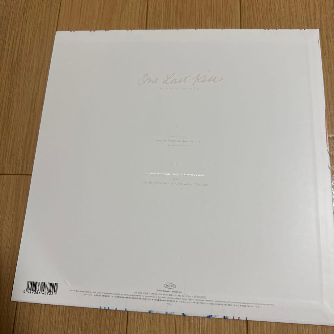 d*9様 宇多田ヒカル One Last Kiss レコード