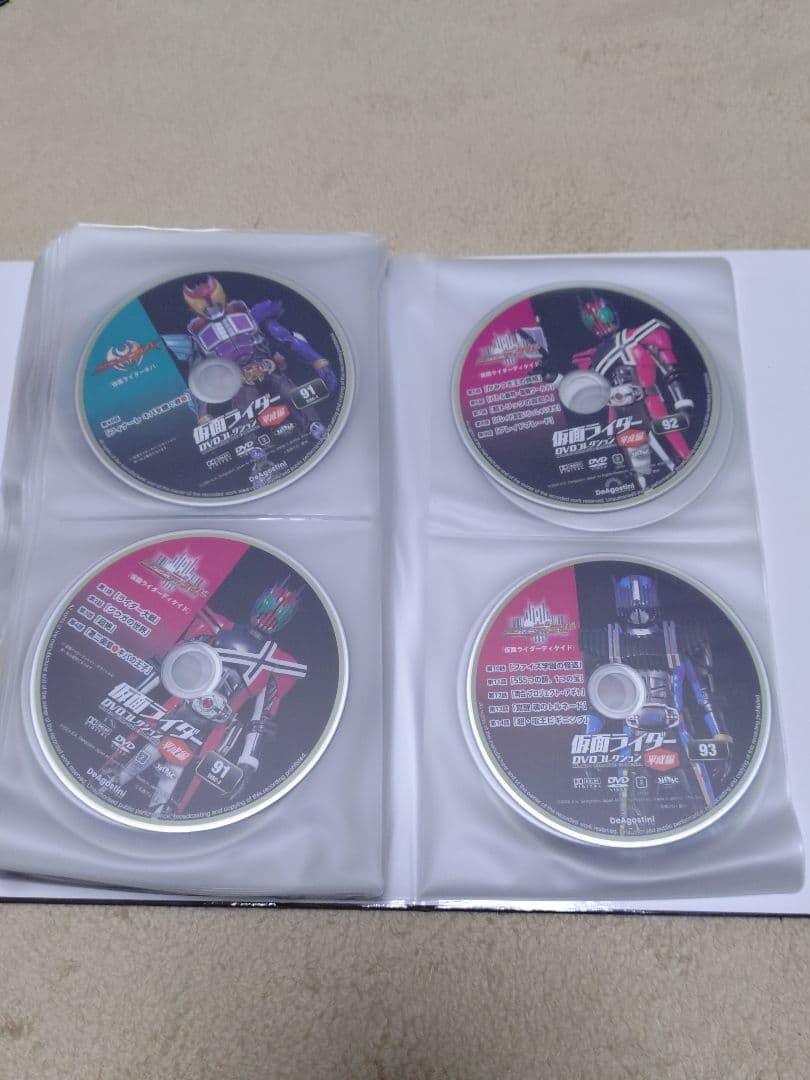 平成仮面ライダーDVDコレクション DVDのみ 全巻セット