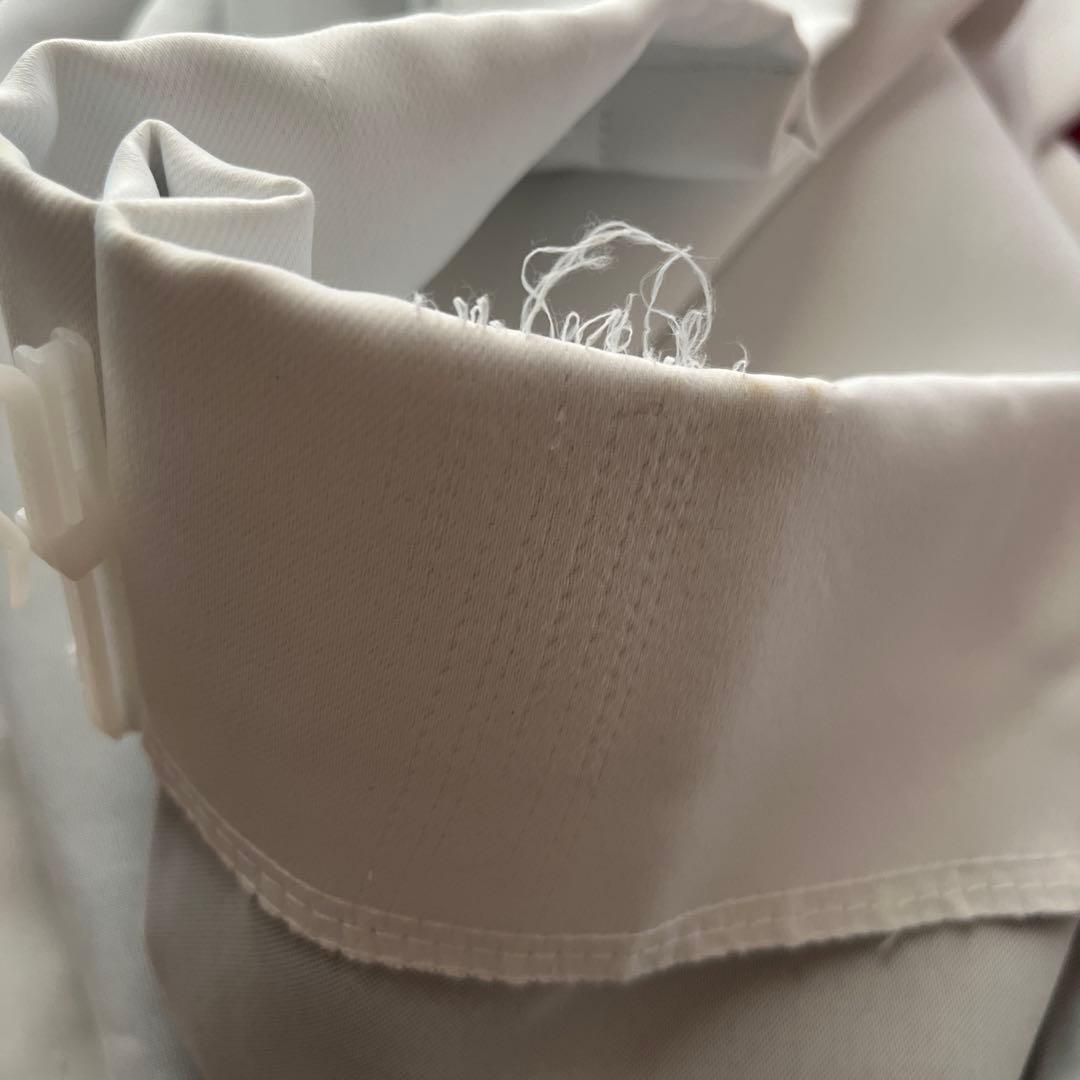 Rady カーテン　100×200 リゾートフラワー　白×赤　遮光　リゾフラ