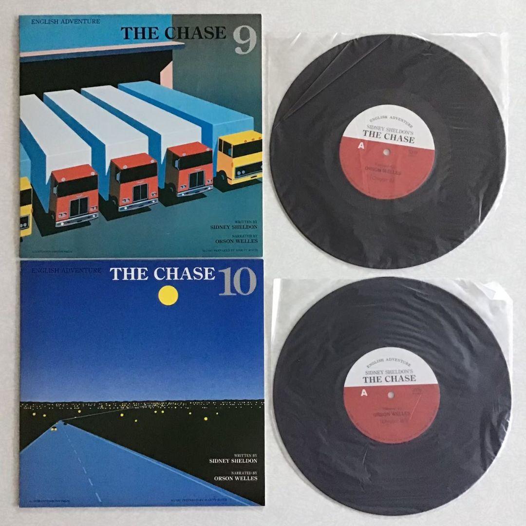 動作確認済★英語教材 THE CHASE 追跡 レコード 教科書 テキスト