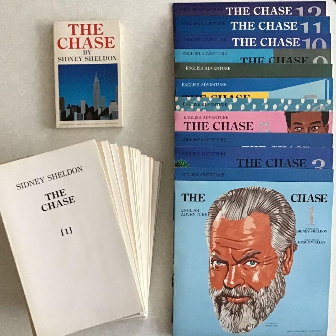 動作確認済★英語教材 THE CHASE 追跡 レコード 教科書 テキスト