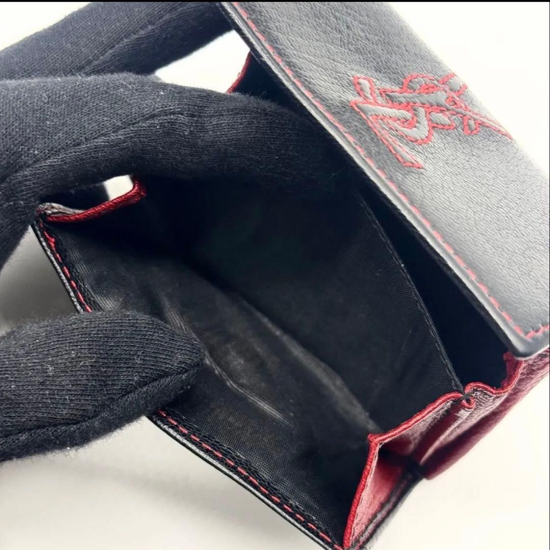 【希少】SAINTLAURENT サンローラン カードケース 名刺入れ ミニ財布