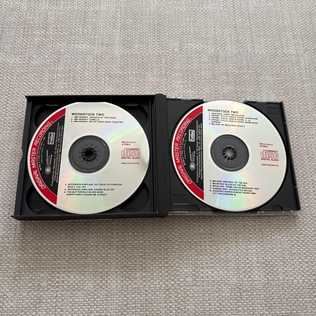 ウッドストック オリジナルマスター録音 2枚組CD