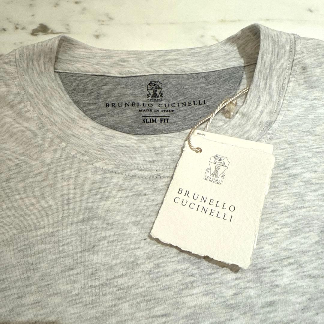 【新品タグ付き】ブルネロクチネリ 高品質コットン　メンズ　Tシャツ