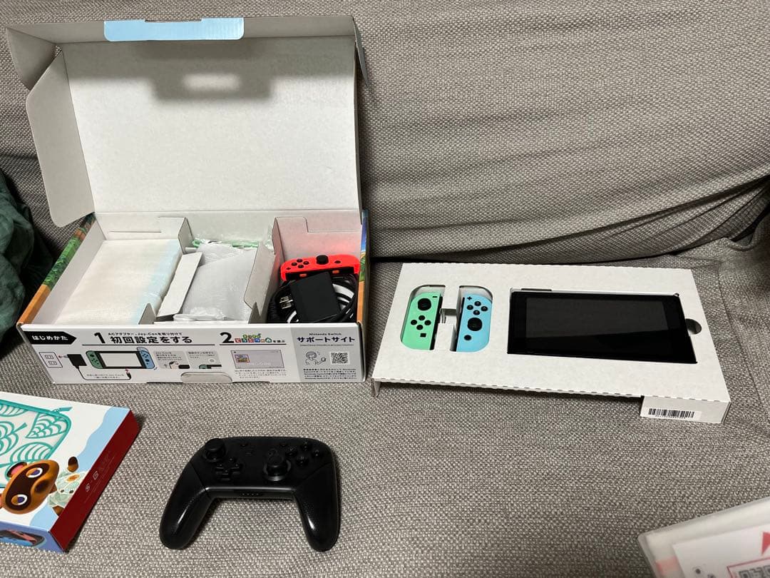 Nintendo Switch 本体 あつまれどうぶつの森 フルセット