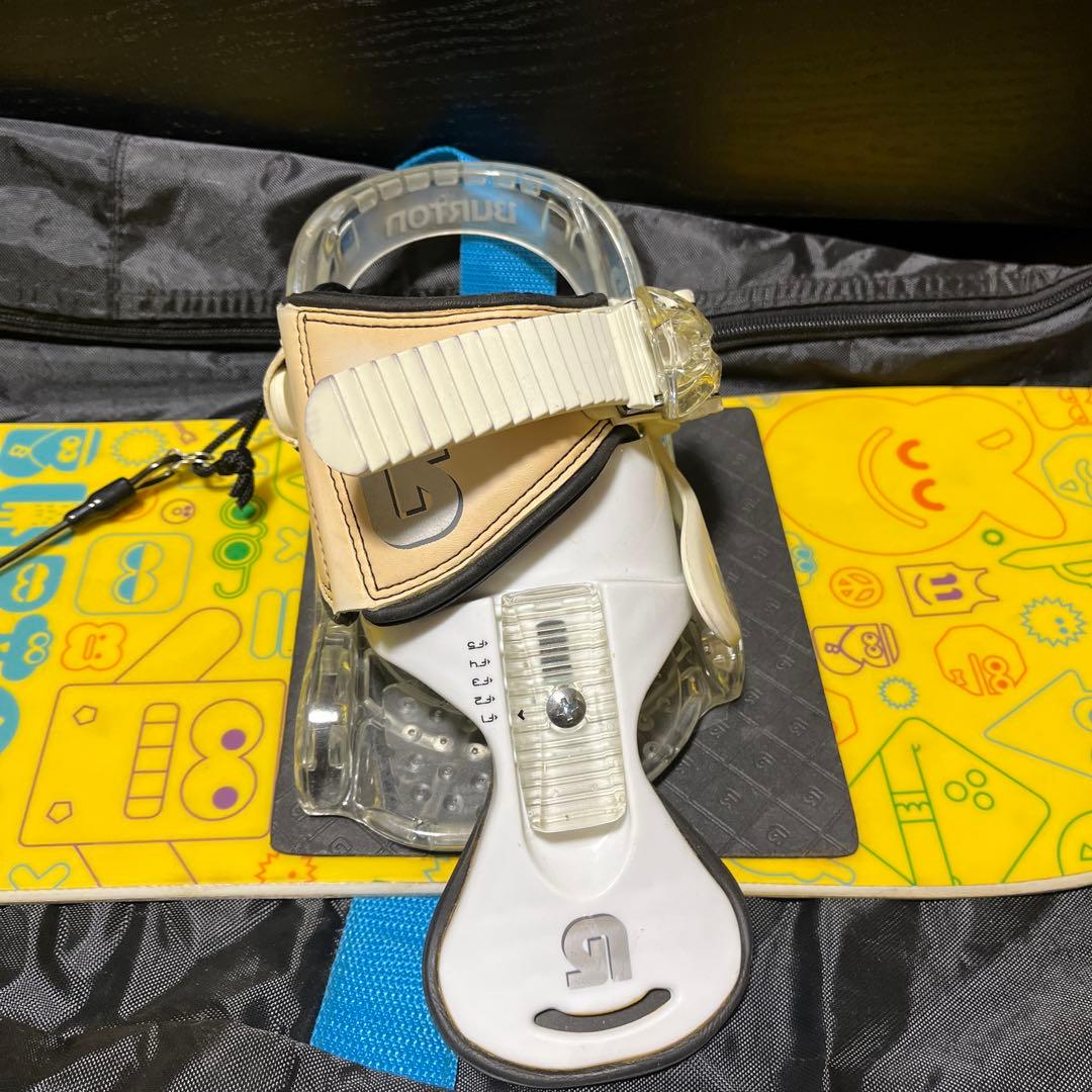 BURTON スノーボード イエロー バッグ付き　子供キッズ　90cm