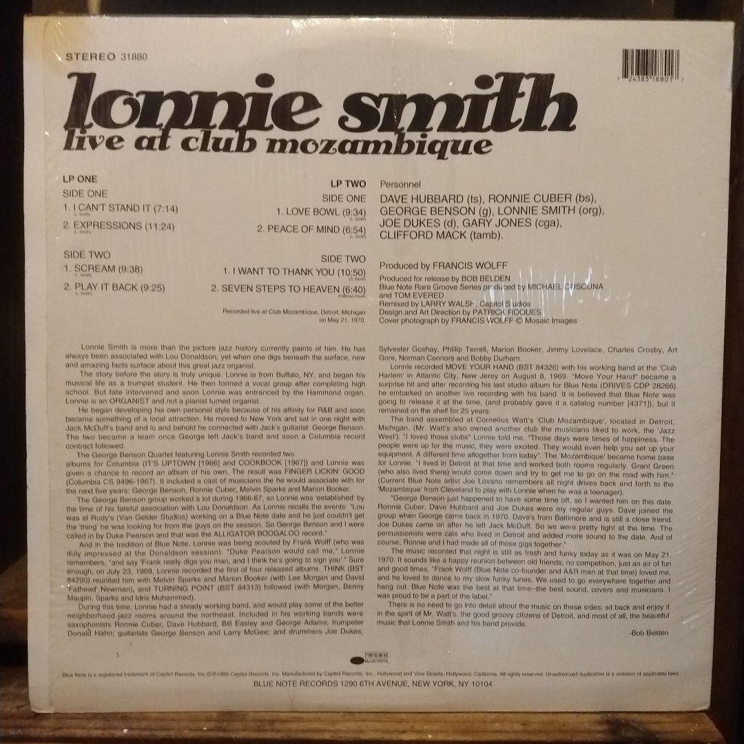 洋楽 Lonnie Smith Live at Club Mozambique