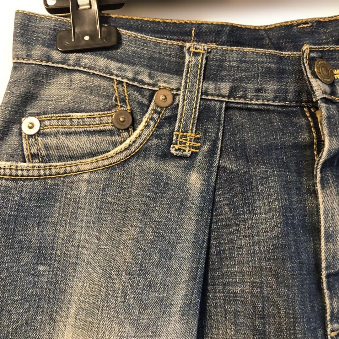 R13 アール13ヴィンテージ加工サルエルデニムパンツ