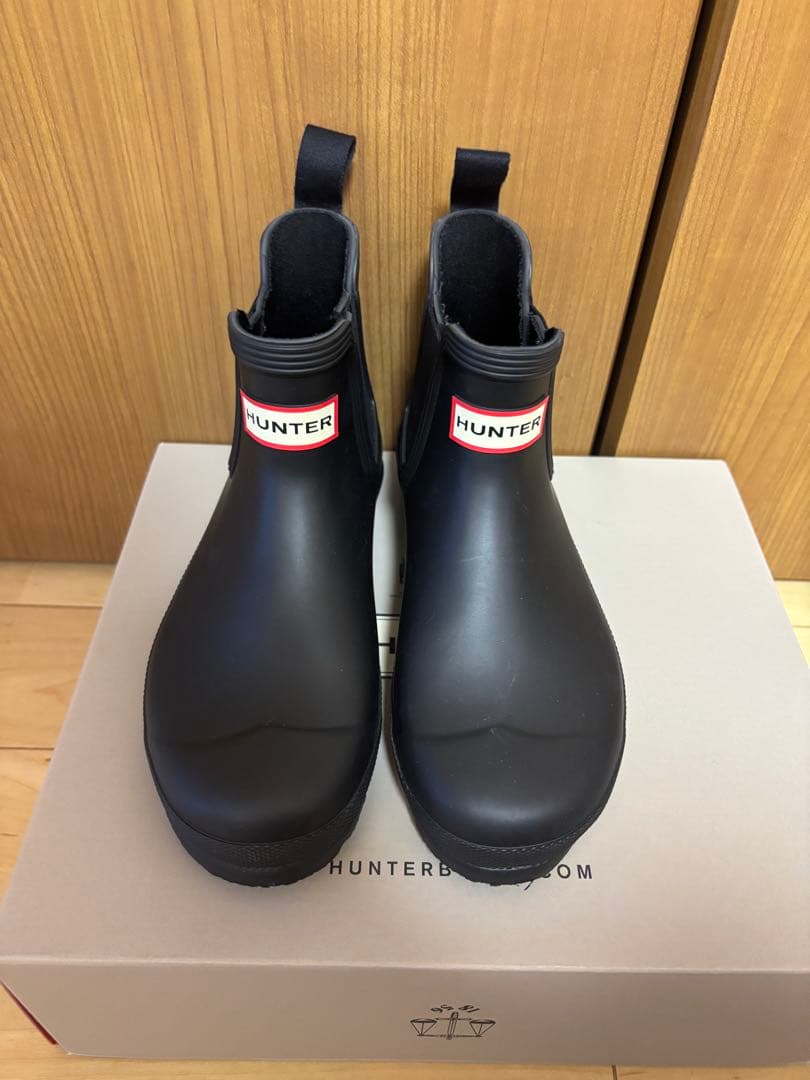 HUNTER ハンター　レインブーツ　サイドゴア　オリジナルチェルシー