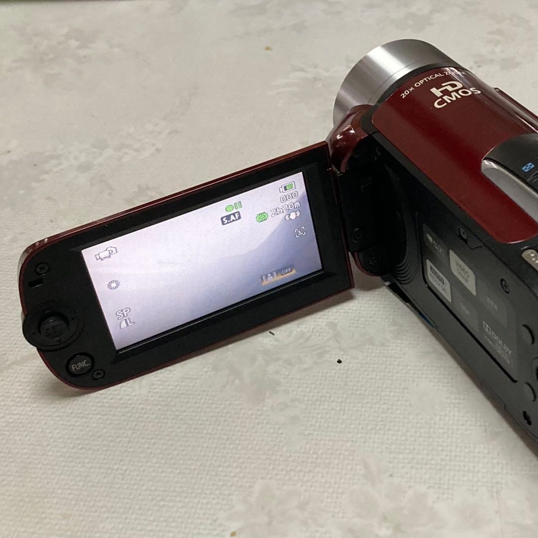 Canon IVIS HF R10 デジタルビデオカメラ　Red　動作品