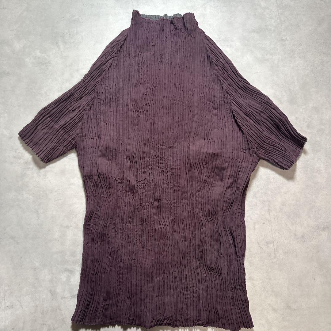 ISSEY MIYAKE プリーツ リバーシブル 半袖 カットソー タグなし