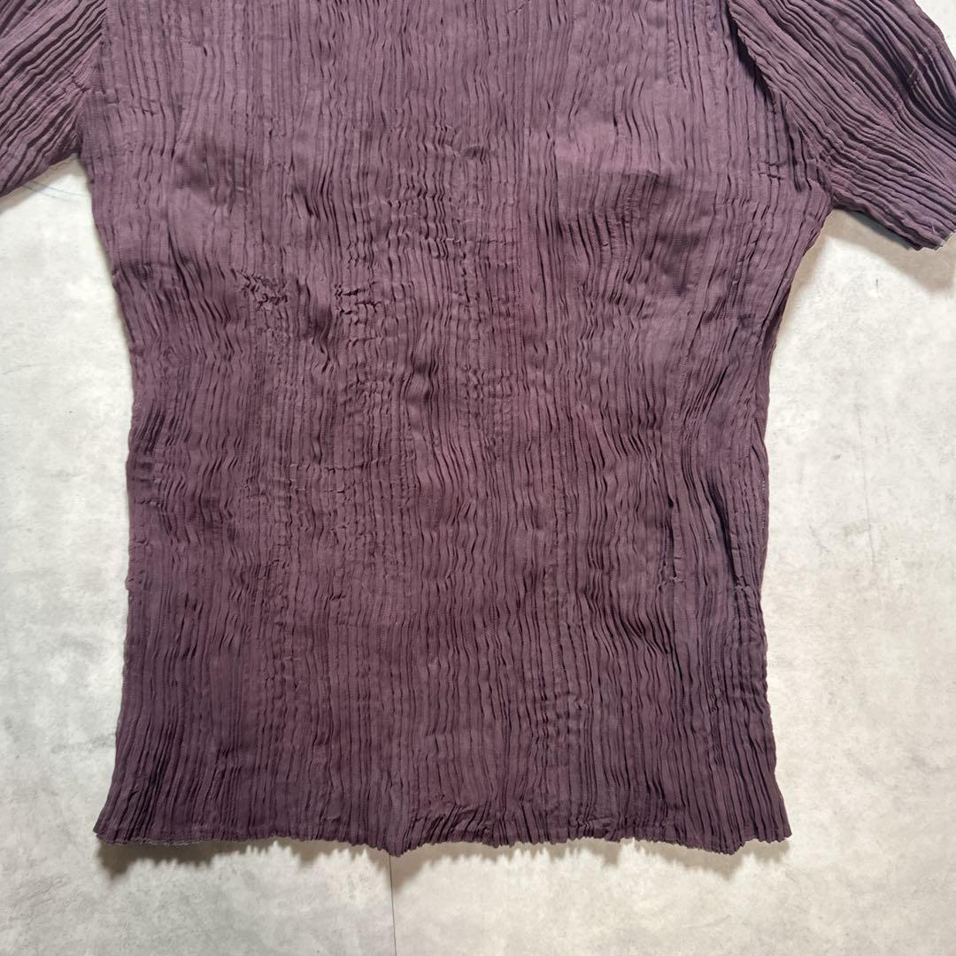 ISSEY MIYAKE プリーツ リバーシブル 半袖 カットソー タグなし