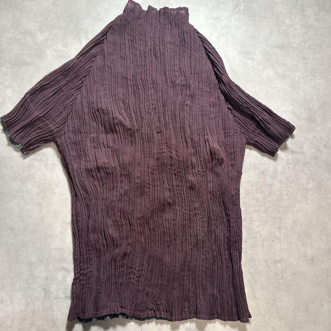 ISSEY MIYAKE プリーツ リバーシブル 半袖 カットソー タグなし