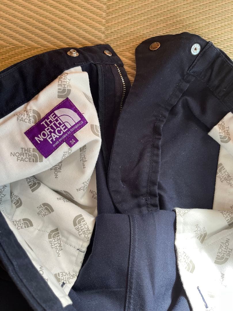 THE NORTH FACE ネイビー・ストレッチツイルテイパードパンツ
