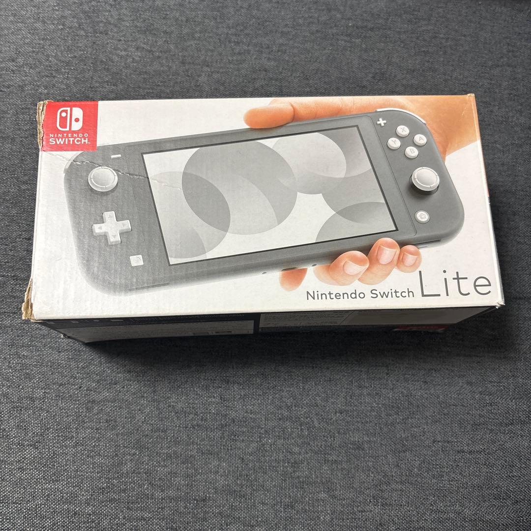 Nintendo Switch Lite グレー 本体　SDカード128G付き
