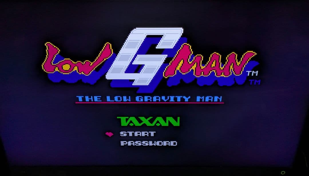 北米版 NES Low G Man: The Low Gravity Man