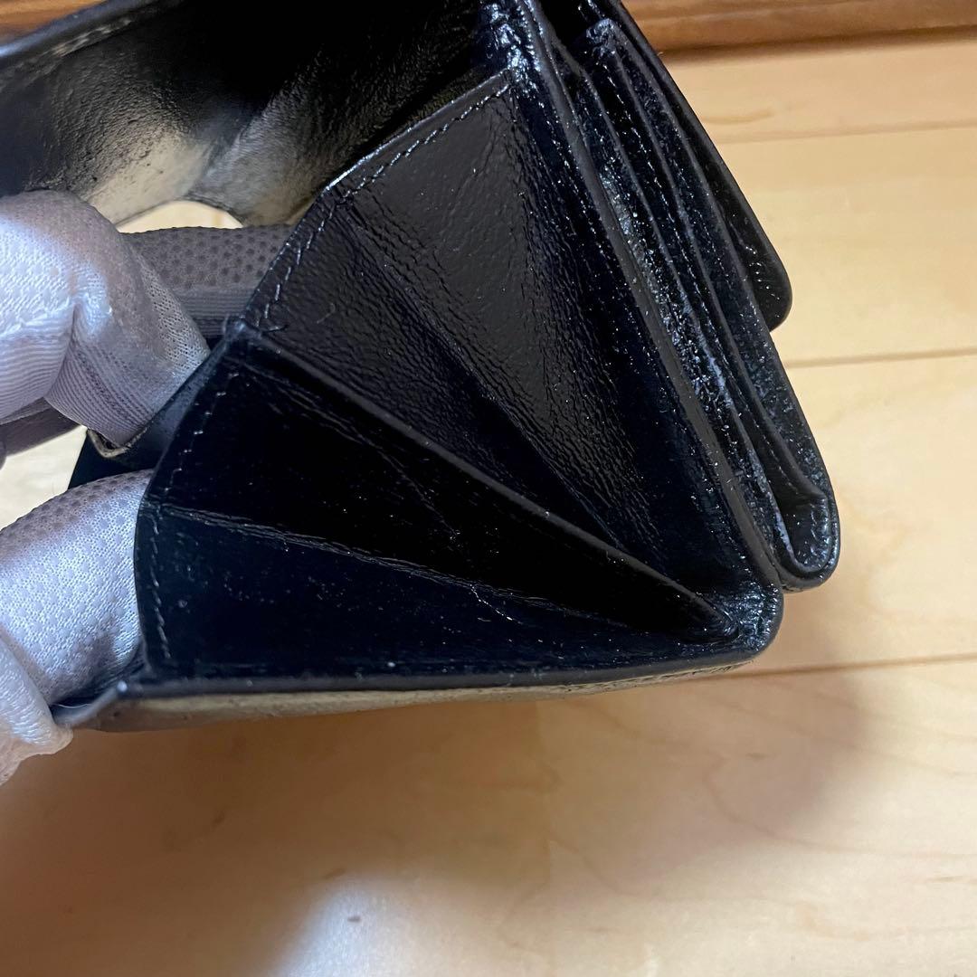 CHANEL シャネル レザー 二つ折り財布