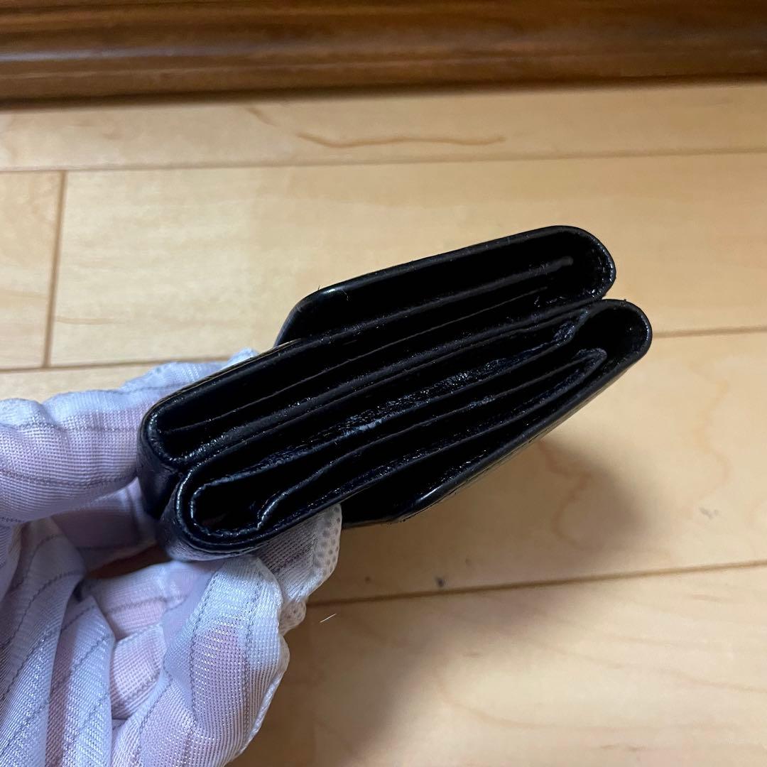 CHANEL シャネル レザー 二つ折り財布