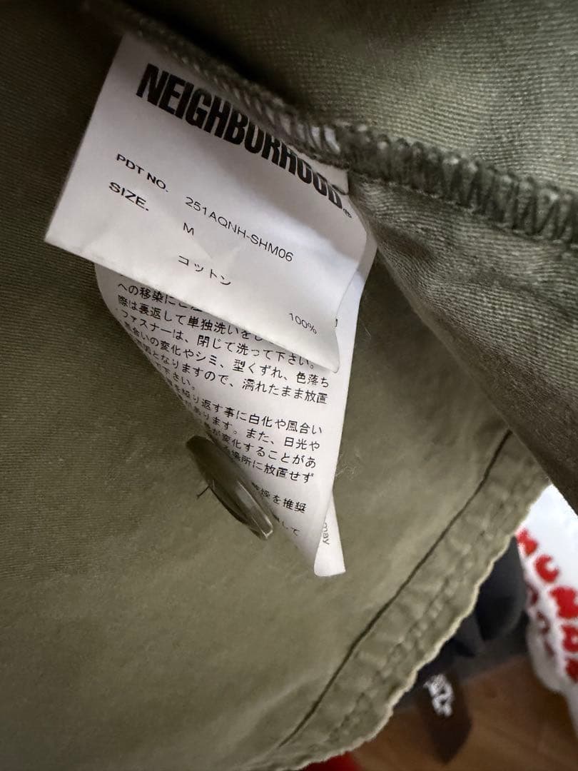 ジャケット・アウター NEIGHBORHOOD UNTRIMMED ZIP SHIRT LS