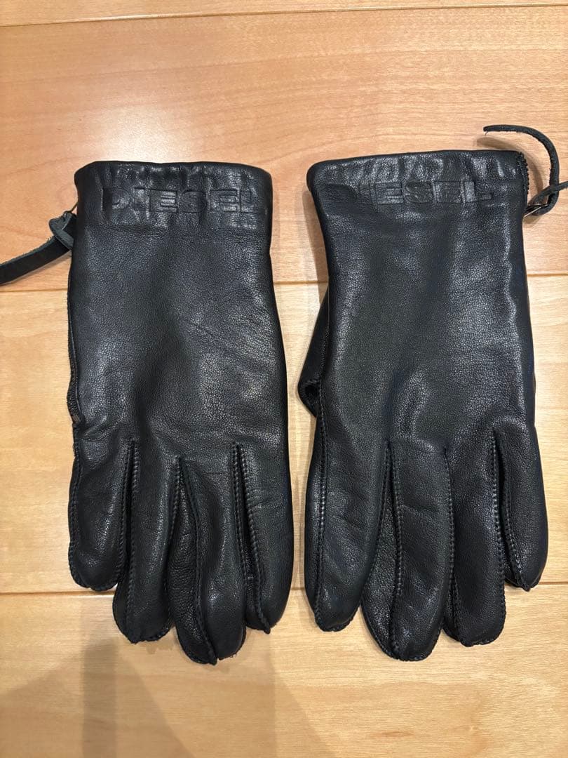 DIESEL レザー 手袋 ブラック