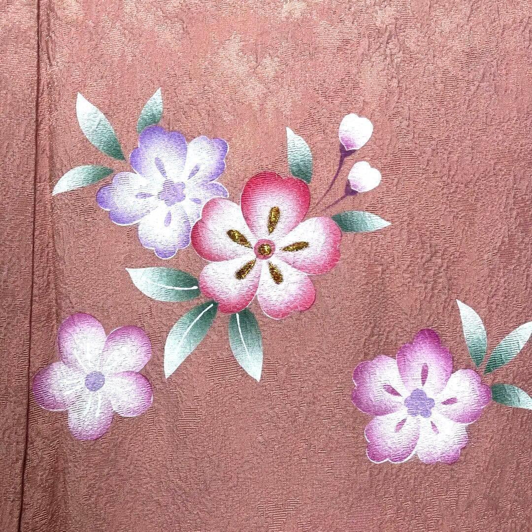 SK-004 振袖 袷 広衿 金狛刺繍 華 蝶