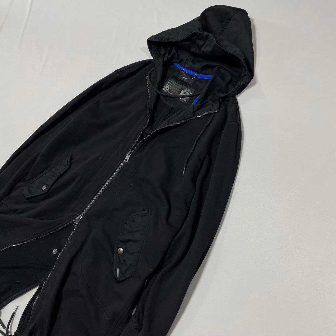 00s Diesel M65型 ジップパーカー 平成 お兄系 ロック y2k