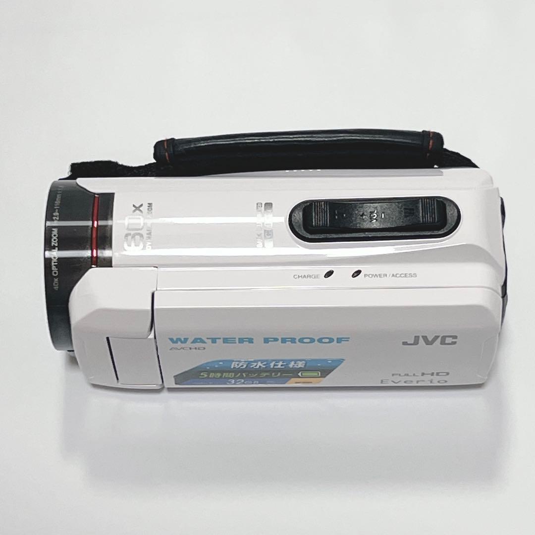 【美品】JVC エブリオ GZ-R300 防水 ビデオカメラ
