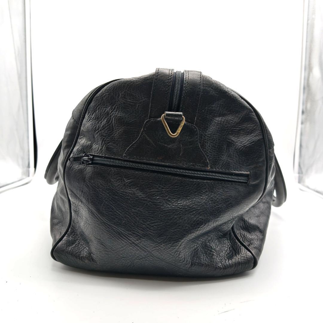 BALLY ボストンバッグ 2way オールレザー ブラック 大容量 本革