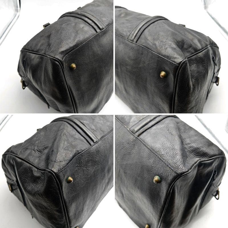 BALLY ボストンバッグ 2way オールレザー ブラック 大容量 本革